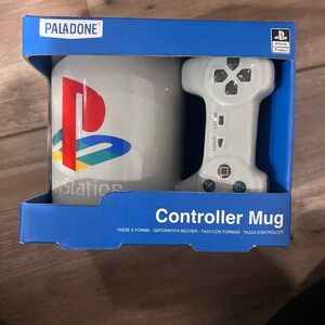 New in Box PlayStation Controller Mug - Gray